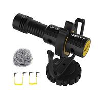 Deity V-Mic D4 Mini - Microfono per Fotocamera con Supporto d'urto, Leggero Microfono Shotgun Perfetto per Vlog Pocket Cam DSLR Camera, Registrazione Youtube, Intervista, Video Conferenza