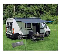 deiwo Essential - Tenda da sole 4,50 x 2,4 m, per roulotte, camper, colonna d'acqua 2000 mm, colore: Grigio