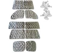 deiwo Tappetino termico, adatto per Trafic a partire dall'anno di costruzione 2015 L2 (lungo), 8 pezzi, isolamento interno