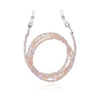 Deja Jewels Cordoncino rosa per occhiali da sole o occhiali da lettura con perline