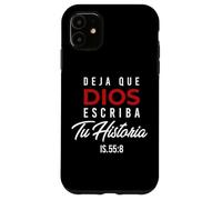 Deja Que Dios Escriba Tu Historia Versículos de la Biblia Custodia per iPhone 11