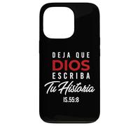 Deja Que Dios Escriba Tu Historia Versículos de la Biblia Custodia per iPhone 13 Pro