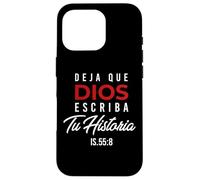 Deja Que Dios Escriba Tu Historia Versículos de la Biblia Custodia per iPhone 16 Pro