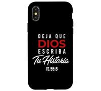 Deja Que Dios Escriba Tu Historia Versículos de la Biblia Custodia per iPhone X/XS
