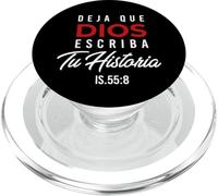 Deja Que Dios Escriba Tu Historia Versículos de la Biblia PopSockets PopGrip per MagSafe