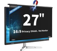 DEJIMAX Schermo privacy per computer da 27 pollici per monitor widescreen 16:9, filtro anti luce blu, schermo privacy schermo anti-UV, rimovibile schermo del computer, schermo privacy, tipo appeso