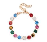 DEJIN 8mm Collana Bracciali Set Per Le Donne Crytal Girocollo Artiglio Impostazione Zircone Accessorio Per Le Donne Regalo, Pietra