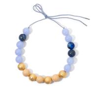 DEJIN Collana variopinta della pietra della natura di 20cm per le donne girocollo di colore, Pietra