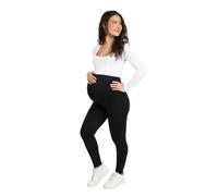 DEJIN SnugBump™ Leggings premaman di sostegno, leggings premaman sopra la pancia, abbigliamento attivo, allenamento, yoga, pantaloni morbidi supporto pancia yoga pantaloni, Nero , M