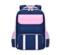 DEJIN Zaino scolastico di grande capacità per studenti con strisce riflettenti ad alta luminosità, zaino impermeabile per ragazze e ragazzi, grande zaino per la scuola per adolescenti e studenti, rosa