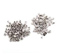 Dekaim 200 Pezzi Rivetti a Vite M5x6mm, Kit di Viti Chicago per Rilegatura in Nichel, Adatti per Libri in Pelle, Nastro di Carta, Menu, Artigianato Fai-da-Te