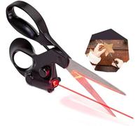Dekaim Forbici da Cucito Guidate al Laser, Forbici per Artigianato in Carta e Veloce, forbice per Artigianato in Tessuto con Guida Professionale
