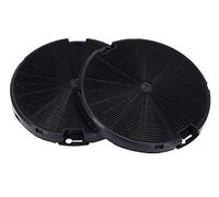 DEKAROX - 2 filtri ai carboni attivi, diametro 155 mm, per AEG Electrolux Zanussi Zanker Juno 405509371/2 4055093712 EFF75 per cappa aspirante