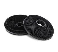 DEKAROX 2 filtri al carbone attivo, 190 mm, Ø Best Type 190, per AEG Electrolux 902979370/1 9029793701 E3CFP19 EHFCB190, set per cappa aspirante