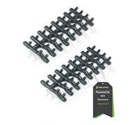 DEKAROX 2 x set di cestelli superiori per AEG Electrolux Zanussi Zanker 138018410/9 1380184109 per cestello superiore in lavastoviglie grigio