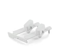 DEKAROX Cuffia per Whirlpool Bauknecht 481071425341 Indesit C00311013 Bianco Plastica 53x20x46mm Pulsante per lavatrice come PWF AWO AWS WAC AWC WWD AWP DRU ECO AWI FDL CDL WSM AWX AWW
