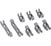 DEKAROX Cuscinetto per file di spine per Bosch Siemens Neff 00611472 611472 per cestello inferiore in lavastoviglie