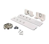 DEKAROX Kit di montaggio universale per porta Liebherr 9086322 Miele 187872 per porta a traino in frigorifero congelatore - Set con cerniere staffe staffe viti binari di accoppiamento bulloni