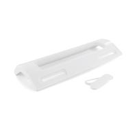 Dekarox Maniglia universale per porta da 10,5 a 16 cm, adattabile per frigoriferi e congelatori da 19,8 cm, in plastica resistente bianca, per AEG Electrolux Bosch Siemens Whirlpool Bauknecht Ignis LG
