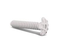 DEKAROX Piedino anteriore bianco 105 mm per Bosch Siemens 631221 00631221 per lavastoviglie come iQ100 iQ300 iQ500 iQ700 StudioLine extra classe PerfectDry Avantixx Logixx xHydroStar