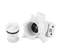 DEKAROX Pompa di scarico 34 W con testa della pompa e filtro per Beko Blomberg Arcelik 2840940100 2880401800 HANYU pompa tecnica magnetica per lavatrice