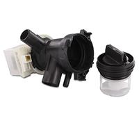 DEKAROX Pompa di scarico con filtro per Bosch Siemens 00145212 145212 Copreci KEBS per lavatrice come Avantixx Classixx Maxx iQ100 iQ300 iQ500 extra classe