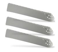 DEKAROX Set di 3 nervature per Candy Hoover Otsein 43005989 a coste 310 x 61 x 42 mm con 31 fori per lavatrice tamburo asciugatrice