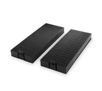 DEKAROX Set di filtri ai carboni attivi, 250 x 95 mm, per cappa Gorenje 182192 Candy Hoover 49016876 Samsung DG81-00559A