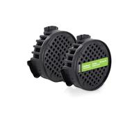 DEKAROX Set di filtri ai carboni attivi, diametro 45 mm, compatibile con Liebherr 9096342, filtro a carbone per frigorifero, congelatore, frigorifero, vino