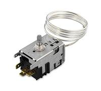 Dekarox Termostato con tubo capillare da 800 mm, 3 x 6,3 mm, AMP per Gorenje 596279 Danfoss 077B6738, per frigorifero, congelatore, combinazione con sbrinamento automatico