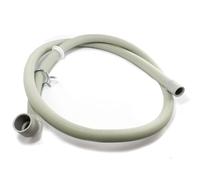 DEKAROX Tubo di scarico, 1,8 m, 30/20 mm, angolato/dritto, per Indesit Ariston C00054869 Whirlpool Bauknecht 482000022642, per lavatrice e lavastoviglie