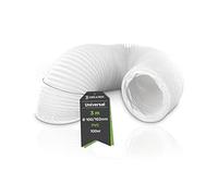 DEKAROX Tubo di scarico in PVC, diametro 100/102 mm, flessibile, per 100 condizionatori d'aria, asciugatrici, cappa aspirante
