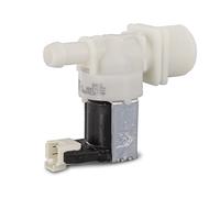 DEKAROX Valvola solenoide 1 x 180°, diametro erogatore 10 mm, per Whirlpool Bauknecht Ignis 480140102032 per lavastoviglie