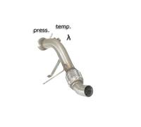 BMW Tubo sostituzione catalizzatore e filtro antiparticolato Gr. N inox