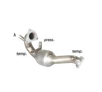 Audi Catalizzatore Gr.N e tubo sostituzione filtro antiparticolato Gr. N inox -