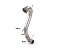 Mercedes Tubo sostituzione catalizzatore Gr. N inox