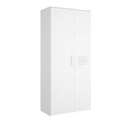 DEKIT GRUPO RIMOBEL Armadio, Melammina, Bianco, 205 x 90 x 52