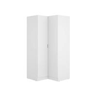 DEKIT GRUPO RIMOBEL ESSEN - Armadio angolare a due porte - BIANCO - 184x91x93 cm