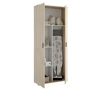 DEKIT GRUPO RIMOBEL Fit Armadio portascopino, Legno di ingegneria, Rovere Naturale, 190x78x35 cm