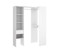 DEKIT GRUPO RIMOBEL SUIT - Cabina Armadio con doppio montaggio in linea o ad angolo - BIANCO - 187 x 98,1 x 41,8 cm