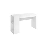 DEKIT GRUPO RIMOBEL TEO Scrivania, Melammina, Bianco, 74 x 115 x 50