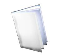 Dekko - Raccoglitore ad anelli formato A3, colore: cristallo, trasparente