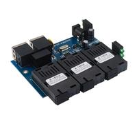 DEKKRYNFV 12V Alimentazione Veloce Ethernet Switch Converter Facile Installazione 10/100M Inverti Convertitore Media Ottico Facile Installazione