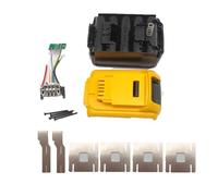 DEKKRYNFV 18650 Cassa Dell'alloggiamento Della Batteria Per CB200 DCB183 18V5S2P 18V 20V Batteria 10Cell Caso di Riparazione Durabilità Costruzione Sostituzione