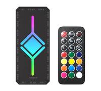 DEKKRYNFV 9 In 1 5 V ARGB Cavo Per SYNC ARGB Hub Splitter Adattatore di Estensione di Alimentazione Strisce LED Luce PC Fan Controller Ventola di Raffreddamento