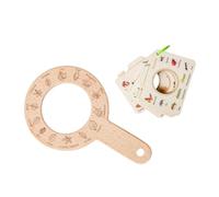 DEKKRYNFV All'aperto Avventura Giocattolo Educativo Con Libro degli Animali In Legno E Strumento Di Lente Di Lente Per Studi Naturali Pratico Bambino Strumenti Di Ricerca