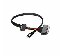 DEKKRYNFV Cavo Per Disco Rigido SFF-8654 4i Maschio a SFF 8639 Con Cavo Prolunga Alimentazione a 15 Pin Supporto Per Protocollo PCIe NVMe
