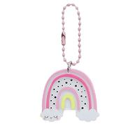 DEKKRYNFV Ciondolo a forma di cuore in acrilico a forma di farfalla con ciondolo colorato a forma di cuore per ragazza portachiavi per borsa da auto dolce accessorio per