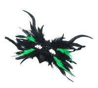 DEKKRYNFV Corvi piumati Mascherate Costume di Halloween Cosplay Veneziani Corvo Mardi Gras Mezza Viso Donne Uomini Veneziani Donne Per Maschere