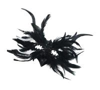 DEKKRYNFV Corvi piumati Mascherate Costume di Halloween Cosplay Veneziani Corvo Mardi Gras Mezza Viso Donne Uomini Veneziani Donne Per Maschere